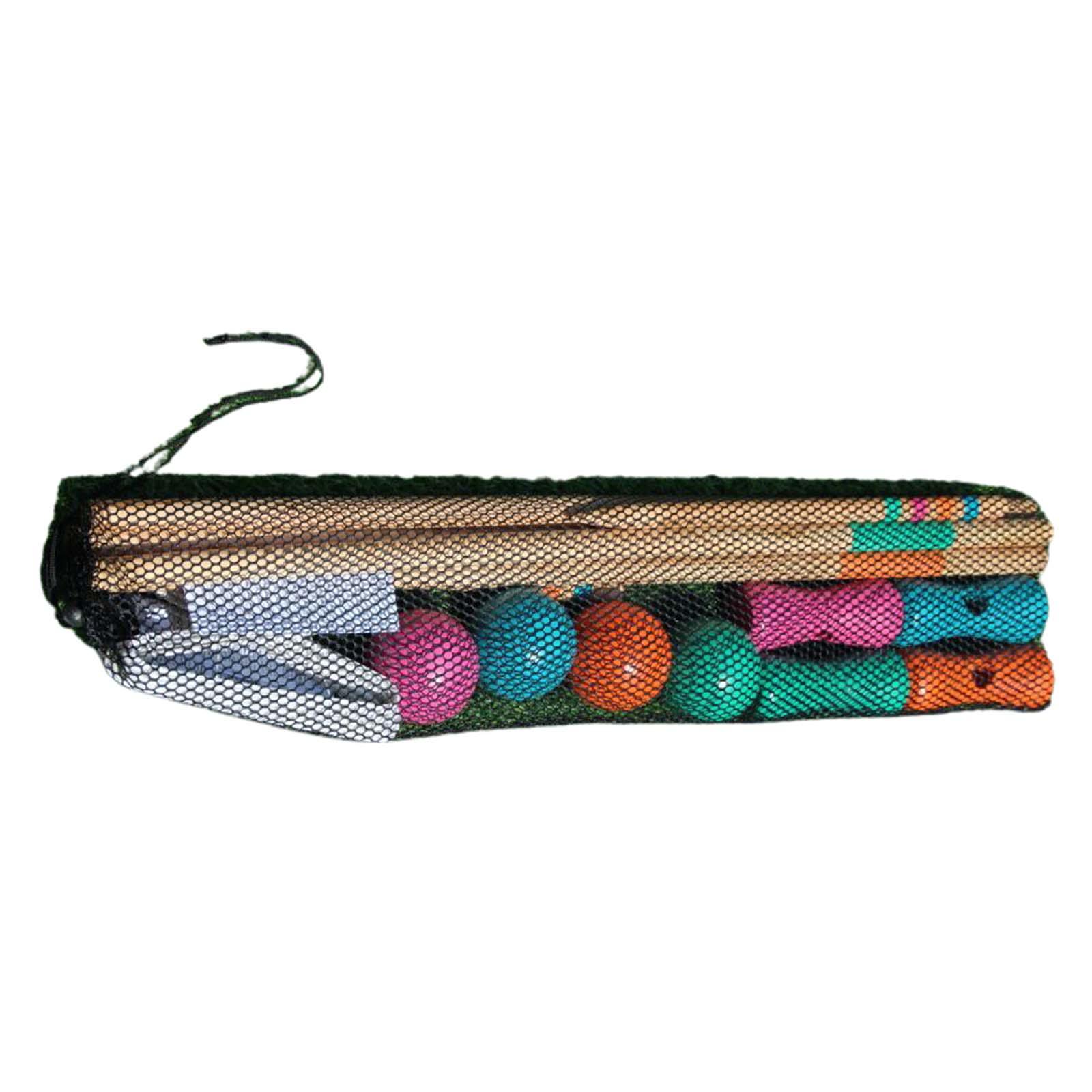 Croquet Set Lawn - Rasen-Krocket-Spielset, Krocket-Set für 4-Spieler, Premium-Spielzeug, Krocket-Set