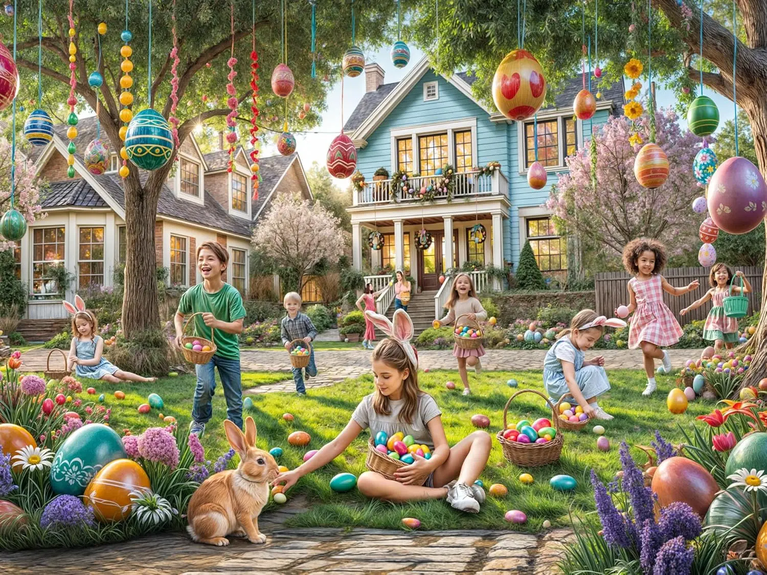Party Games Easter For Family - Frohe Ostern 1000/520/120 Teile Puzzles Anspruchsvolle