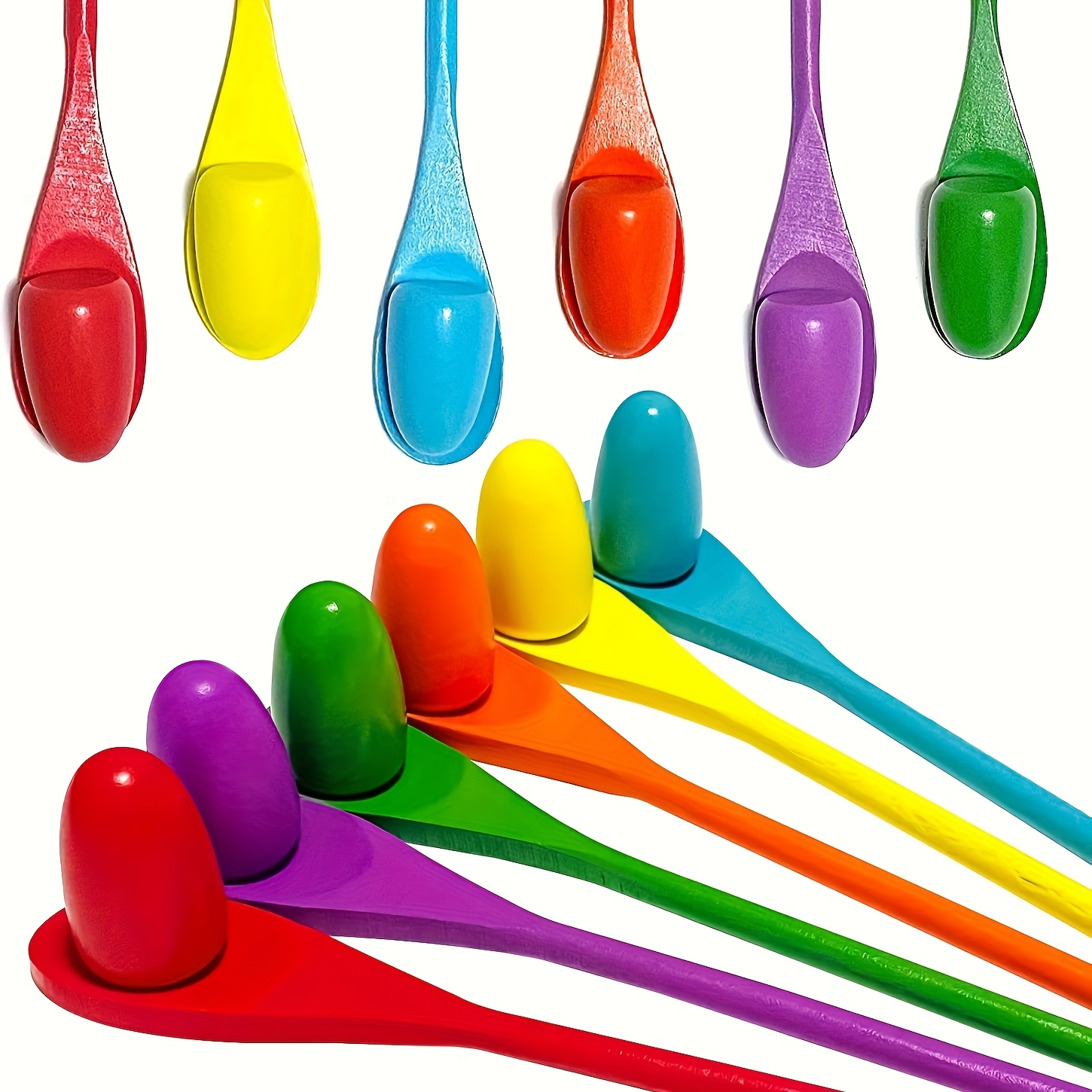 Party Games Easter Egg - 8-teiliges farbenfrohes Party-Spielset, perfekt für Ostereiersuche,