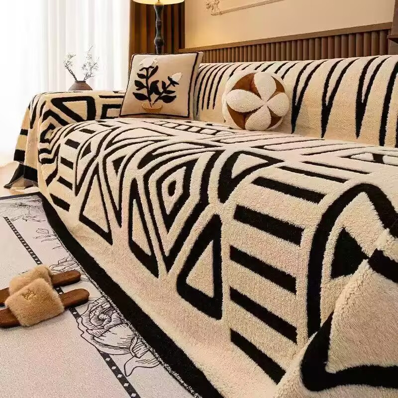 Washer Toss Set - Polar Fleece Plüsch Sofa Abdeckung Tuch
