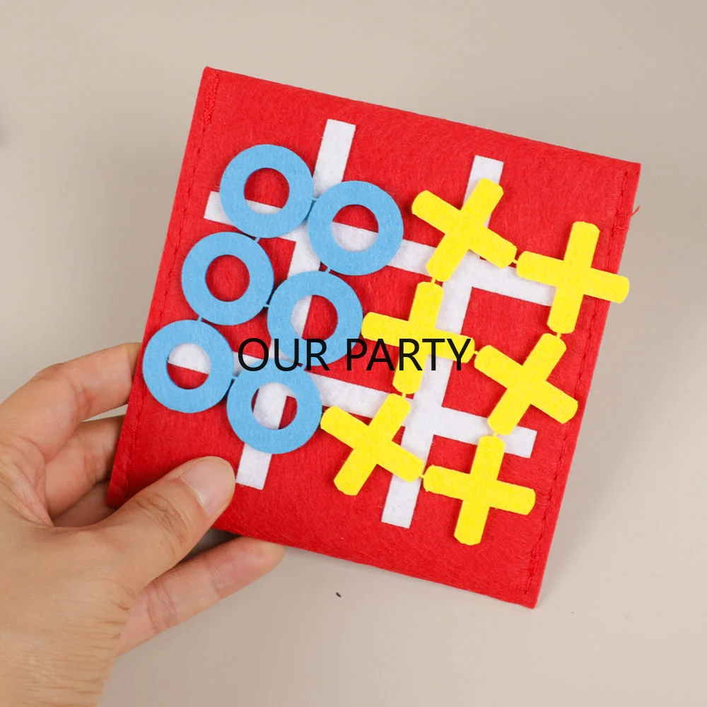 5 Sets Filz Tic Tac Toe Famili – Party Games Easter For Family Bewertung und Preis