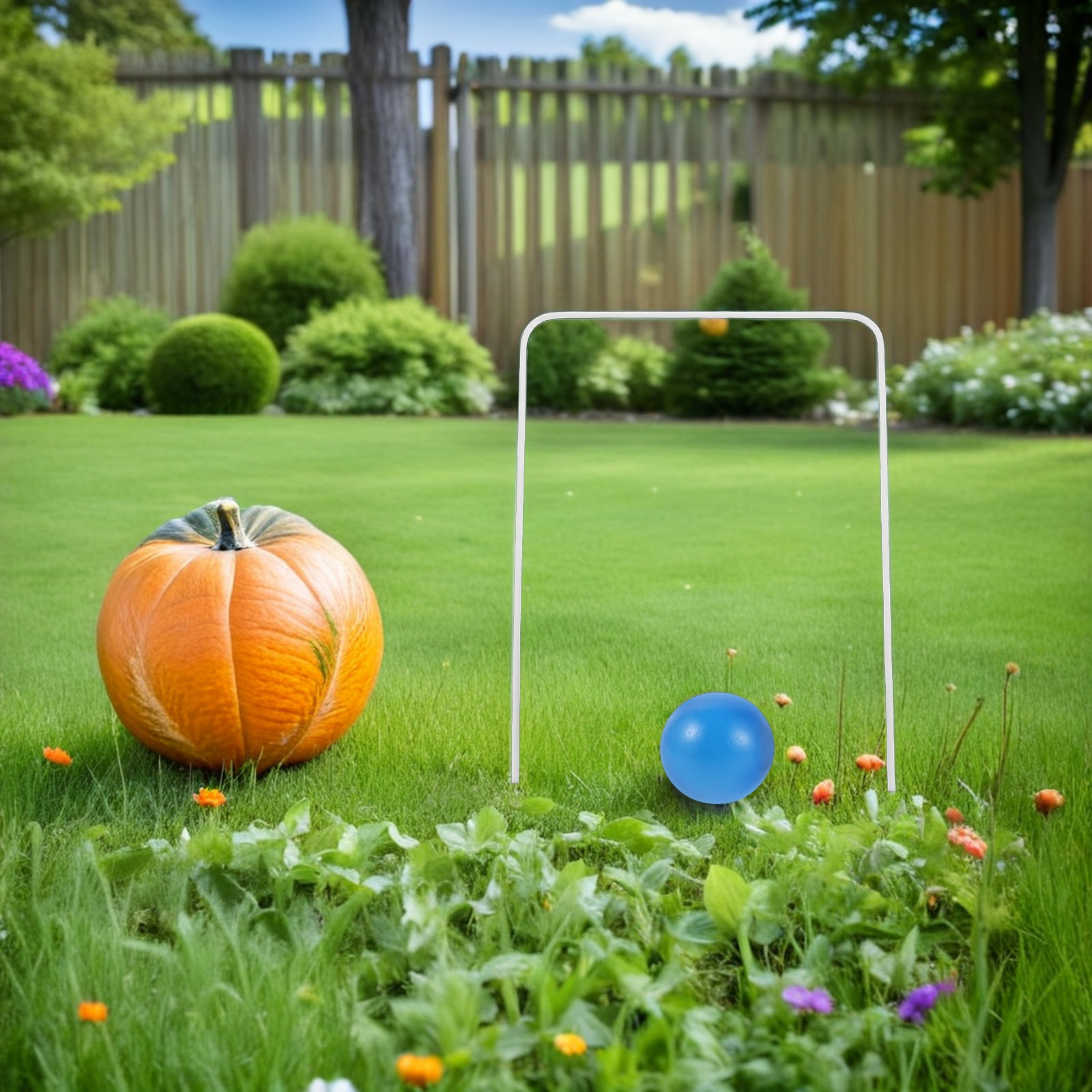 1 Set Krokett-Set aus Holz, Ga – Croquet Set Lawn Bewertung und Preis