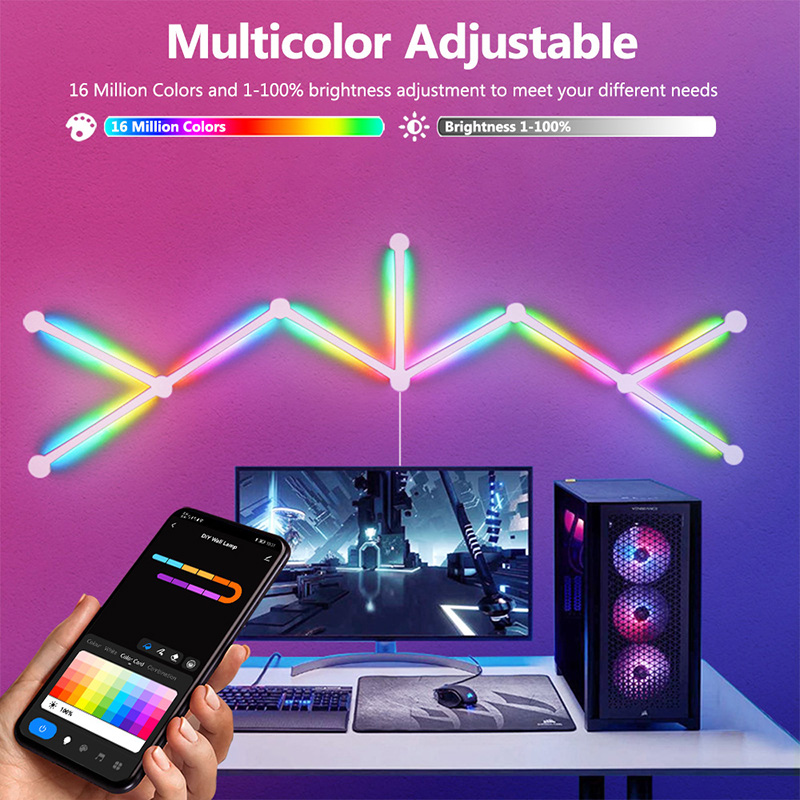 Intelligente RGB-Wandleuchte,  – Party Games App Bewertung und Preis