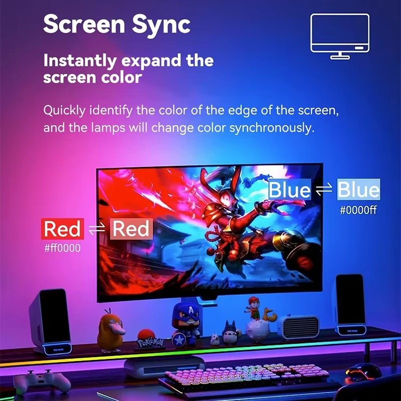 RGB Gaming-Lichtstreifen Monit – Party Games App Bewertung und Preis
