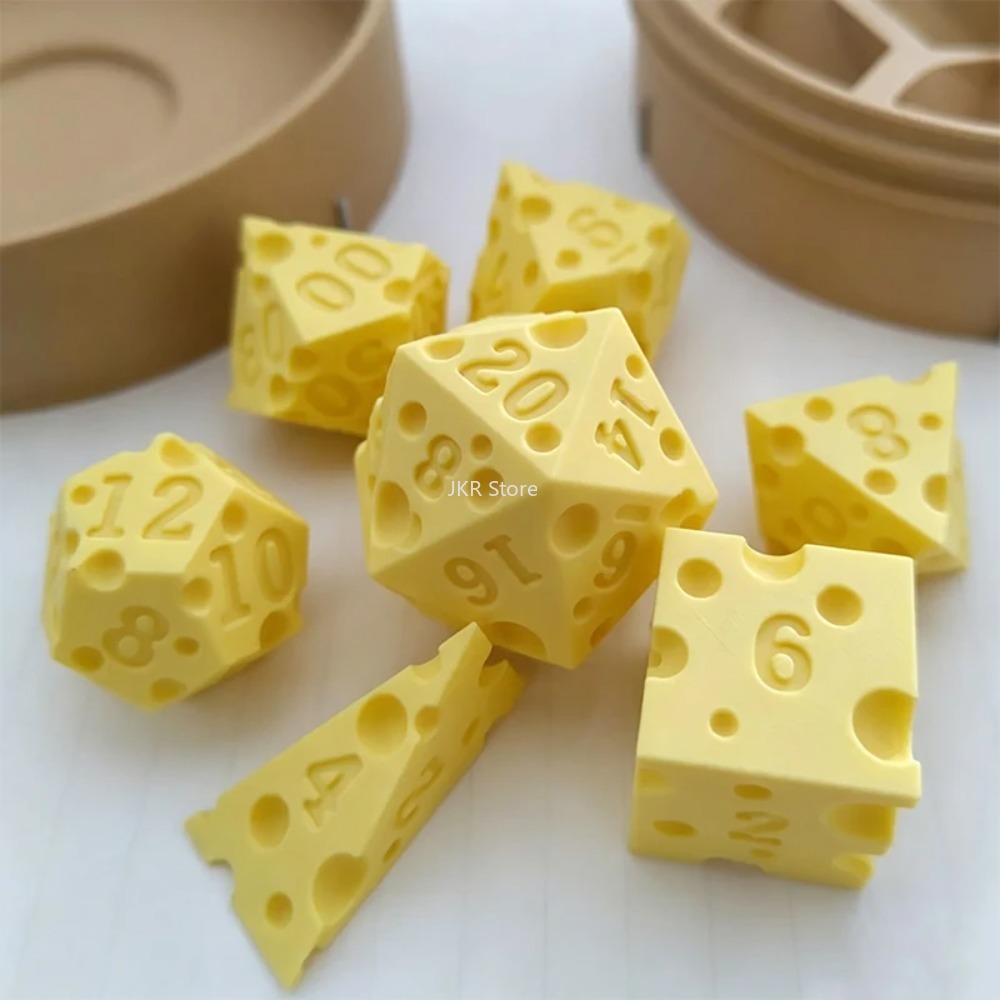 3D-Gedrucktes Käse-Würfelset m – Party Games Easter For Family Bewertung und Preis