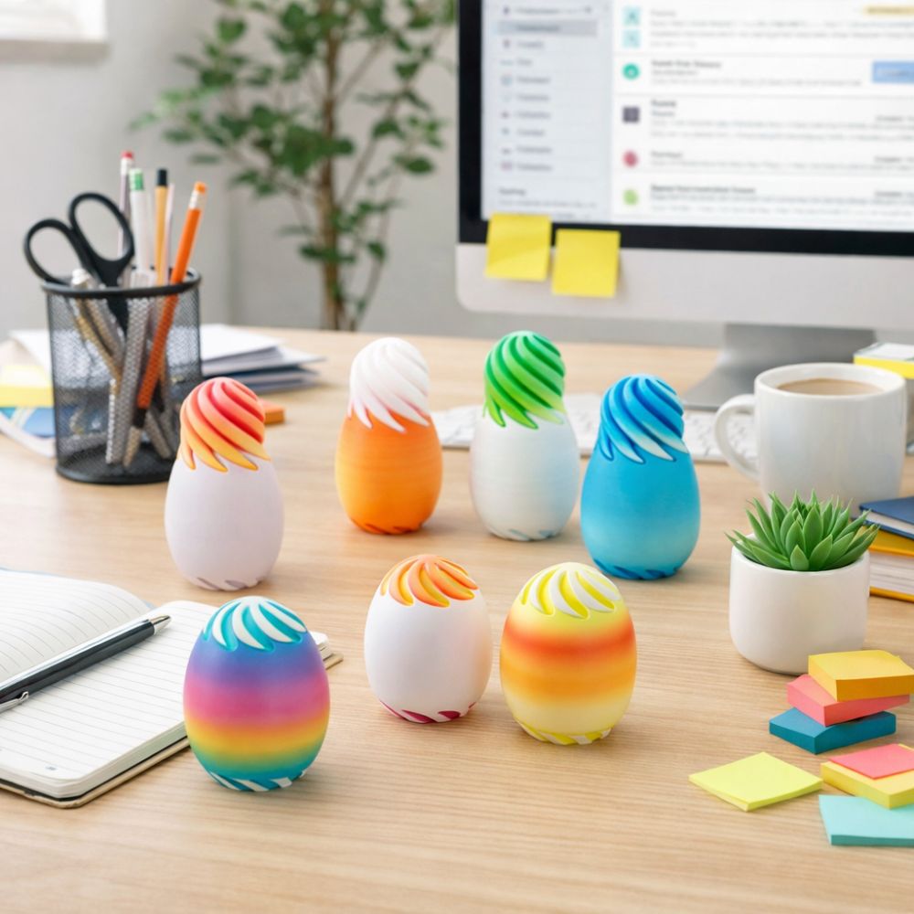 3D-Druck Rotierendes Ei Anti-A – Party Games Easter Egg Bewertung und Preis