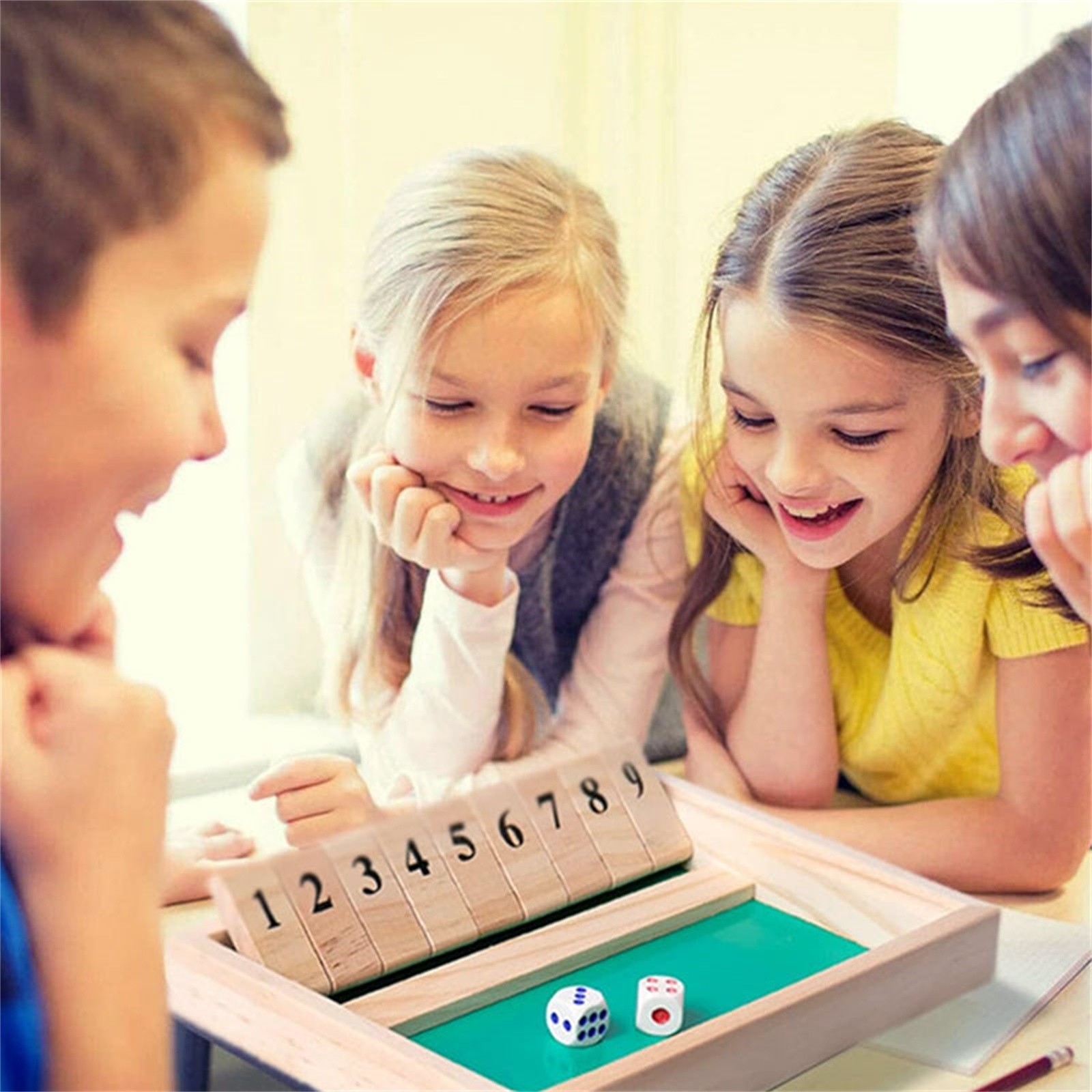 Deluxe vierseitiges 9-Zahlen-B – Party Games Easter For Family Bewertung und Preis